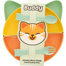 Tucklebery Kitty Mama Tabağı - 7 Parça Tropik (5 Adet)