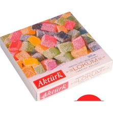 Aktürk 2 Adet Hindistan Cevizli Meyve Aromalı Çifte Kavrulmuş Lokum 2*300 gr