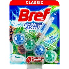 5 Adet Bref Wc Power Aktiv Çam Kokulu Koku Giderici 50 gr