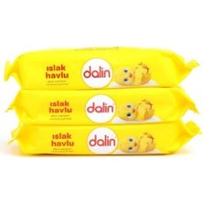 11 Adet Dalin Islak Mendil 3X56'LI 1 Adet