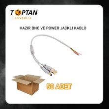 Grifin Soft Hazır Bnc ve Power Jacklı Kablo ARNA-6104 A Kalite Ekonomik 50'li Paket