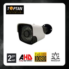Grifin Soft 2 Mp 18 Smd LED 1080P Ahd Metal Kasa Dış Mekan Bullet Kamera ARNA-2418