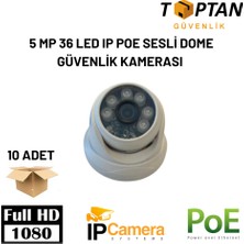 Grifin Soft 5 Mp 36 LED Sesli Ip Poe Dome Güvenlik Kamerası ARNA-1335 10 Adet Avantajlı Koli
