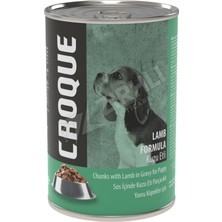 4 Adet Croque Kuzu Etli Konserve Yavru Köpek Maması 400 gr