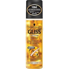 4 Adet Gliss Sıvı Saç Kremi Oil Nutritive 200 ml