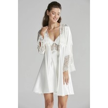 Pierre Cardin 6625 Kısa Gecelikli 6'lı Ipek Set
