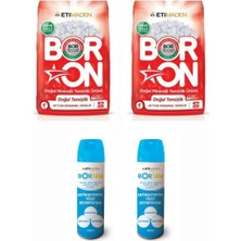 Boron Doğal Toz Çamaşır Deterjanı Beyazlar Için 52 Yıkama 8 kg Yıkama+ 2 Adet Bortam Dezenfektan