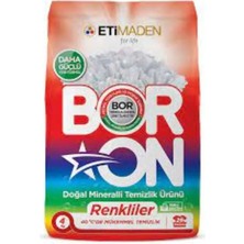 AQUABOR Boron Doğal Toz Çamaşır Deterjanı Renkliler Için 4 kg 26 Yıkama