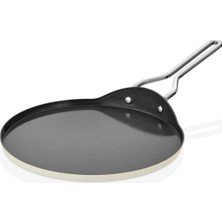 Taç Sera Feel Yanmaz Yapışmaz 26 cm Krep Tavası Beyaz