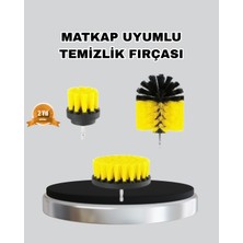 Kuzgun Ticaret 3 Parça Matkap Fırça Temizlik Seti – Her Yüzey Için Güçlü ve Pratik Çözüm - Lisinya