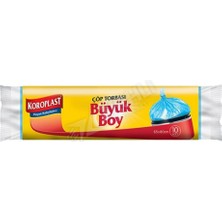 3 Adet Koroplast Çöp Torbası Büyük Boy 10'lu