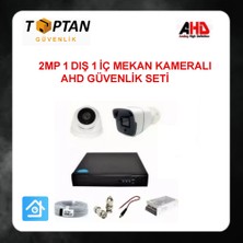 Grifin Soft 2 Mp 1080P 1 Iç Mekan 1 Dış Mekan Kameralı Ahd Güvenlik Seti ARNA-7242