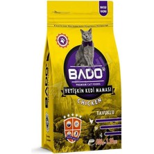 4 Adet Bado Yetişkin Kedi Maması Tavuk Etli 500 gr
