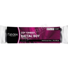 4 Adet Flodex Extra Güçlü Çöp Torbası Battal Boy
