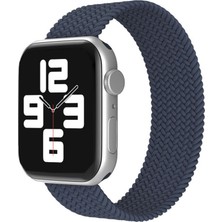 Kuzgun Ticaret Apple Watch 38MM Ayarlı Solo Silikon Kordon (Saat Değildir) - Lacivert