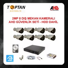 Grifin Soft 2 Mp 1080P 8 Kameralı Ahd Güvenlik Seti 1 Tb Harddisk Dahil ARNA-7428