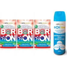 Boron Doğal Mineralli Çamaşır Deterjanı Renkliler Için 78 Yıkama+Bortam Dezenfektan