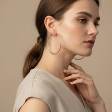 Xuping Jewelry Stil Incisi/xupıng Jewelry Halka Büyük Küpe