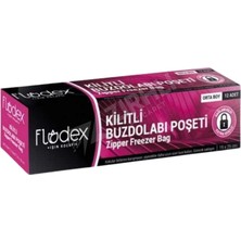 4 Adet Flodex Kilitli Buzdolabı Poşeti Orta
