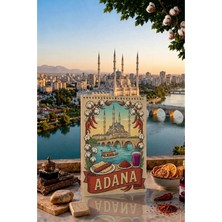 Z&R Craft Adana Temalı Çizgisiz Beyaz Not Defteri. A5 Çizgisiz Beyaz Bloknot. A5 Boyutunda Çizgisiz Not Defteri.