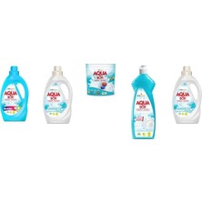 Eti Maden Aquabor Doğal Mineralli Sıvı Renkliler + Sıvı Beyaz  + Tablet + Elde Bulaşık + Sıvı Beyaz 5 Li Set