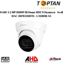 Grifin Soft Dahua 2 Mp 1080P Ir Dome Hdcvı Kamera - Sesli HAC-HDW1200TL-A-0280B-S5