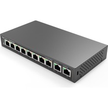Grifin Soft 8 Port 100MBPS Poe, 2 Port GB Uplink Port Yönetilmez Poe Switch
