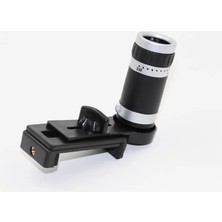 Alkasaz 8X18 Zoom Teleskop Telefon Kamera Lensi Mini El Dürbünü