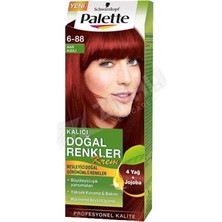 2 Adet Palette Doğal Renkler 6.88 Ateş Kızılı 50 ml