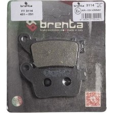 Grifin Soft Cbr 1000 Rr 600 Rr Arka Fren Balatası Rms 2007 2012
