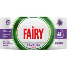 4 Adet Fairy Yuzey Tem.havlusu 100'LU Lavanta Yagli 1 Adet