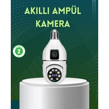 Kuzgun Ticaret 360 Derece Panoramik Wifi Kamera – Full Hd Ev Güvenlik Sistemi - Lisinya