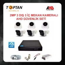 Grifin Soft 2mp 1080P 3 Dış Mekan 3 Iç Mekan Kameralı Ahd Güvenlik Seti ARNA-7233