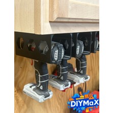 Dıymax Şarjlı Akülü Alet Duvar Askı Aparatı -Tutucu Garaj Atölye Düzenleyici