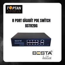 Grifin Soft Besta 8 Port Gigabit Poe Switch 10/100/1000 Mbps Gigabit BST820G