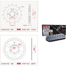 Grifin Soft Honda Cb 250 R Zincir Dişli Set Rk Japon