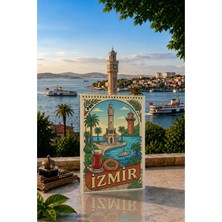 Z&R Craft Izmir Temalı Çizgisiz Beyaz Not Defteri. A5 Çizgisiz Beyaz Bloknot. A5 Boyutunda Çizgisiz Not Defteri.