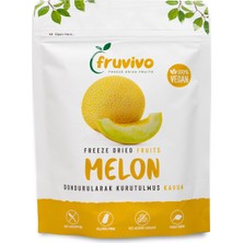 Fruvivo Dondurularak Kurutulmuş Kavun 30 gr,  Vegan, Glutensiz Kurutulmuş Meyveler