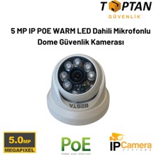 Grifin Soft 5 Mp Ip Poe Warm LED Dahili Mikrofonlu Dome Güvenlik Kamerası KD-5250W