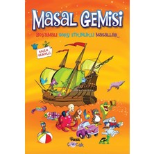 Kuzgun Ticaret Masal Gemisi Boyamalı Soru Etkinlikli Masallar - 1111662-20251919