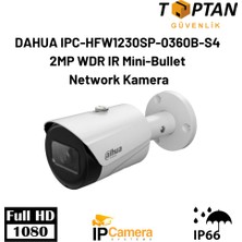 Grifin Soft Dahua IPC-HFW1230SP-0360B-S4 2mp Wdr Ir Mini-Bullet Network Kamera