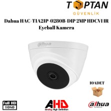 Grifin Soft Dahua HAC-T1A21P-0280B-DIP 2mp Hdcvı Ir Eyeball Kamera Avantajlı 10'lu Paket