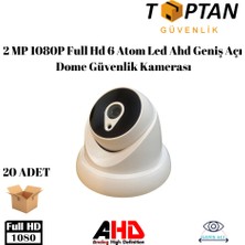 Grifin Soft 2 Mp 6 Atom LED 1080P Full Hd 2.8 mm Geniş Açı Ahd Dome Kamera ARNA-2206 20 Adet Ekonomik Koli