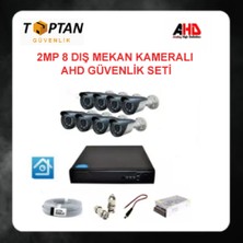 Grifin Soft 2 Mp Ahd 8 Dış Mekan Kameralı Güvenlik Seti ARNA-7128