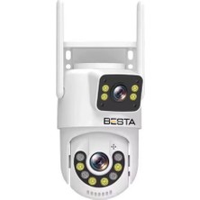 Grifin Soft Besta Dış Mekan Çift Kameralı Gece Görüşlü Full Hd Ip Akıllı Güvenlik Kamerası Ptz Güvenlik Kamerası BB-1723