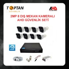 Grifin Soft 2mp 1080P 8 Dış Mekan Kameralı Ahd Güvenlik Seti ARNA-7148