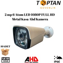 Grifin Soft 2 Mp 6 Atom LED 1080P Full Hd Metal Kasa Ahd Kamera ARNA-2736 10 Adet Avantajlı Koli