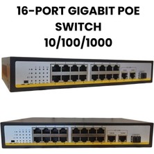 Grifin Soft 16 Port Gigabit Poe Switch 10/100/1000 Mbps