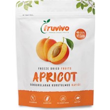 Fruvivo Dondurularak Kurutulmuş Kayısı 30 gr,  Vegan, Glutensiz Kurutulmuş Meyveler