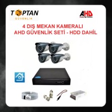 Grifin Soft 2 Mp Ahd 4 Dış Mekan Kameralı Güvenlik Seti ARNA-7124 500 GB HDD Dahil